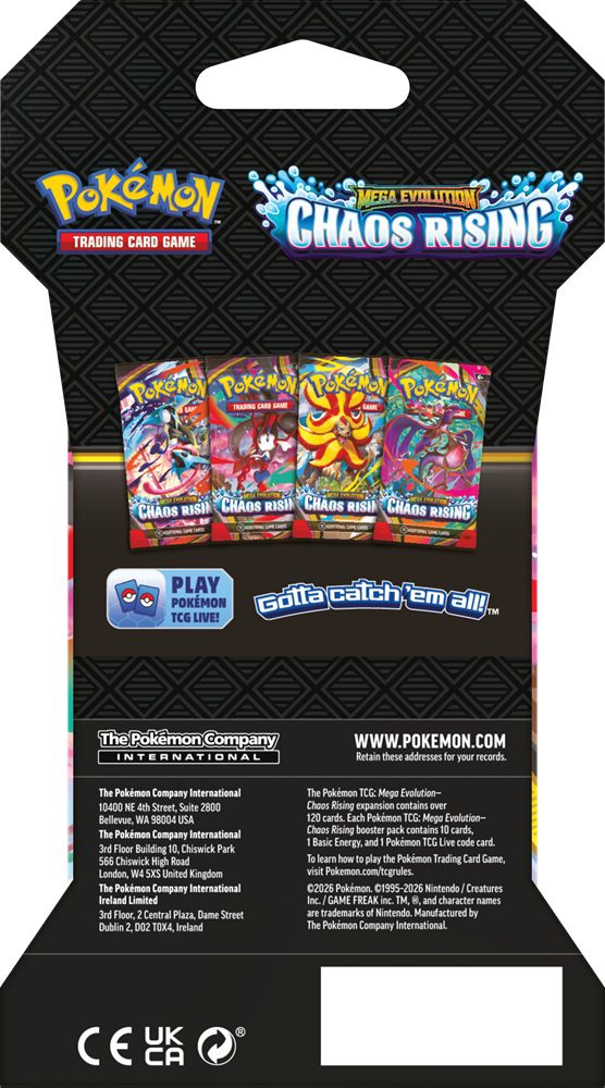 Chaos Rising Sleeved Booster Pack - Image 2